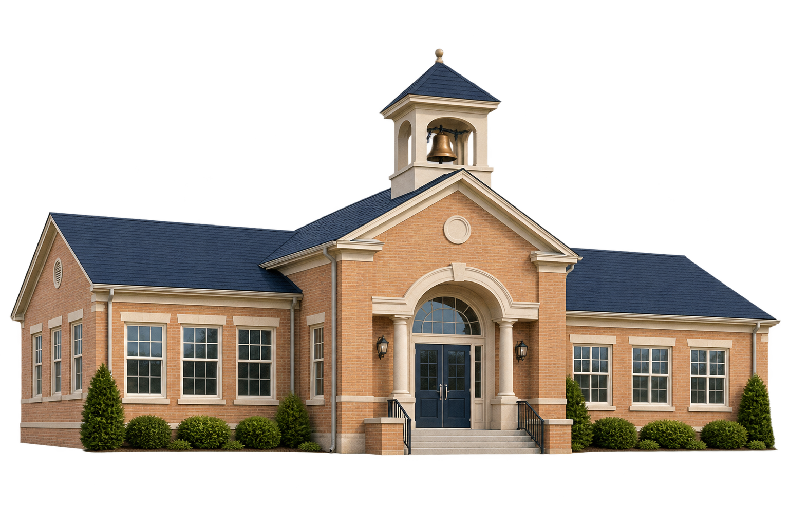 Illustration of a school building