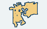 Alvord Unified School District Trustee Area 2 silhouette