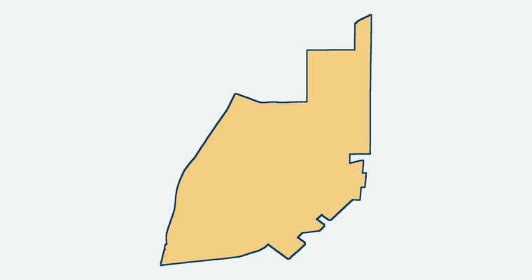 Map showing the Baldwin Park Unified School District boundary