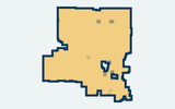 Map of Banning Unified School District Trustee Area 3