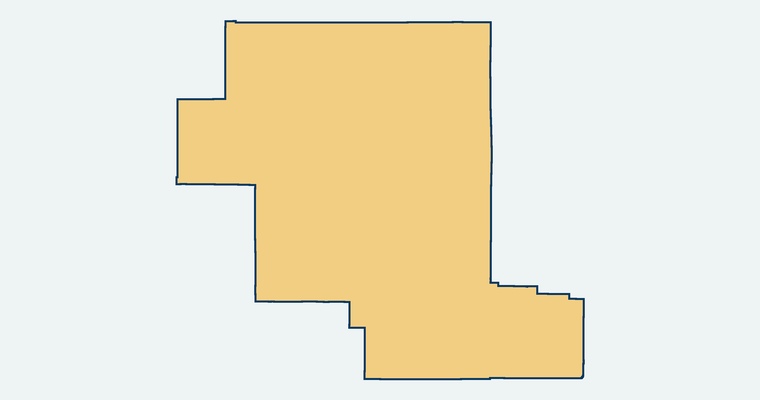 Map showing the Barstow Unified School District boundary
