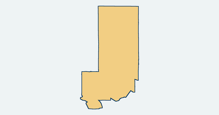 Map showing the Bonita Unified School District boundary
