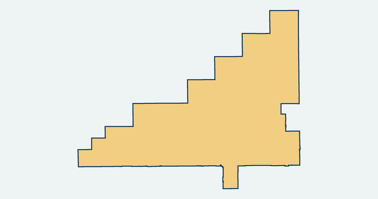 Map showing the Buena Park Elementary School District boundary