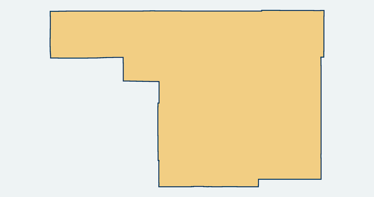 Map showing the Calipatria Unified School District boundary