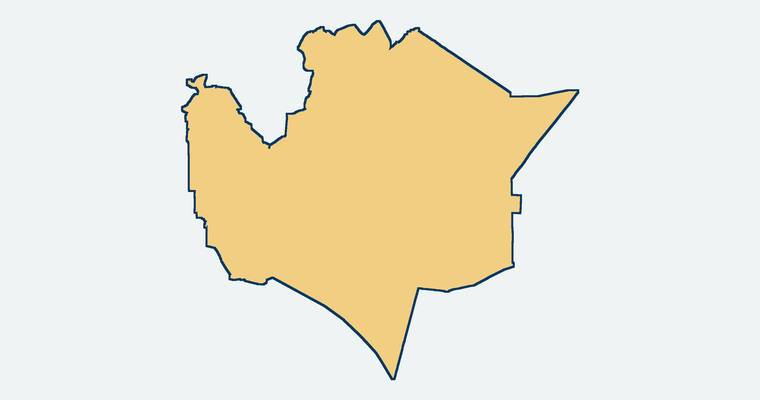 Map showing the Capistrano Unified School District boundary