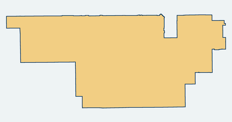 Map showing the Centralia Elementary School District boundary