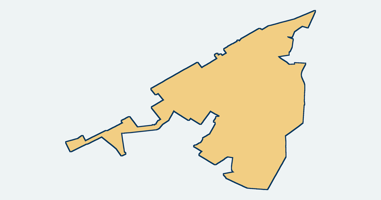 Map showing the Culver City Unified School District boundary