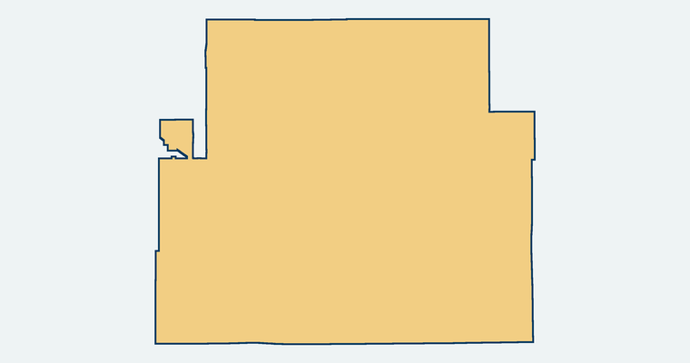 Map of the Desert Recreation District service area