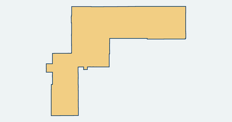 Map showing the Desert Sands Unified School District boundary