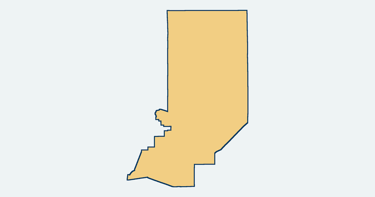 Map showing the Duarte Unified School District boundary