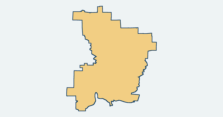 Map showing the Escondido Union School District boundary