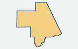 Fillmore Unified School District Trustee Area 1 silhouette