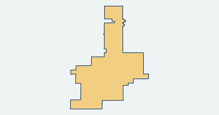 Map showing the Fontana Unified School District boundary