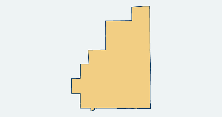 Map showing the Glendora Unified School District boundary