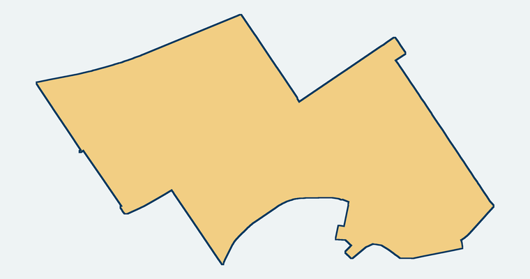Map of the Home Gardens County Water District service area