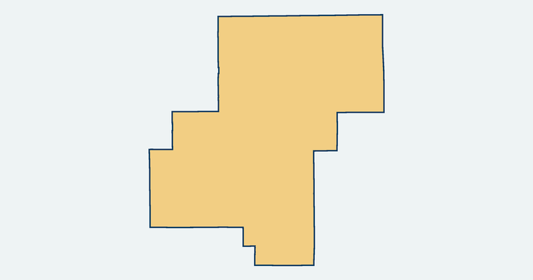Map showing the Lancaster Elementary School District boundary