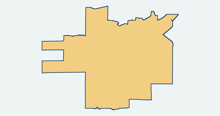Map showing the Lemon Grove School District boundary