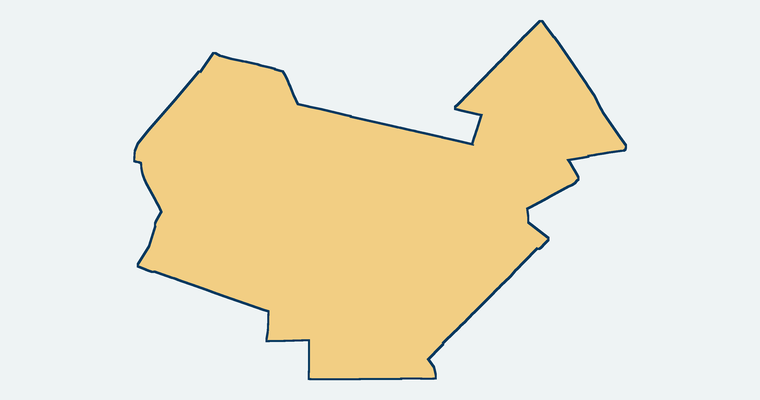 Map showing the Los Nietos School District boundary