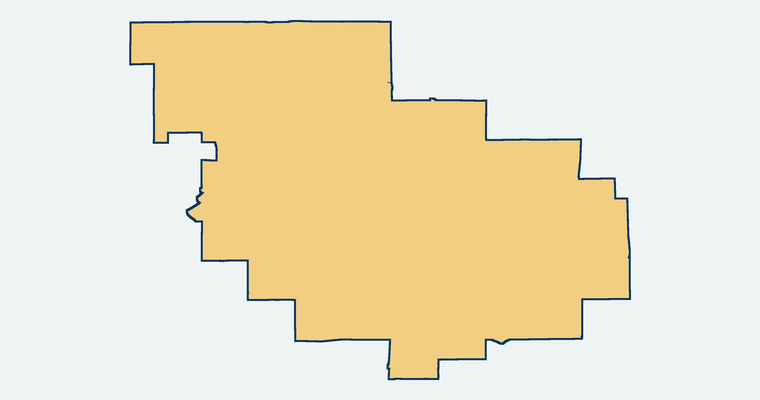 Map showing the Menifee Union School District boundary
