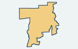 Moorpark Unified School District Trustee Area 1 silhouette