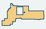 Map of Moreno Valley Unified School District Trustee Area 5