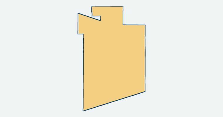 Map showing the Mountain View Elementary School District boundary