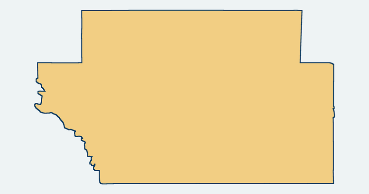 Map showing the Mulberry Elementary School District boundary