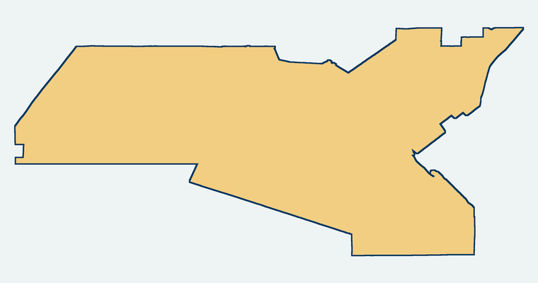 Map showing the Murrieta Valley Unified School District boundary