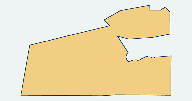 Map showing the Oak Park Unified School District boundary