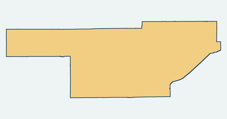 Map showing the Perris Elementary School District boundary