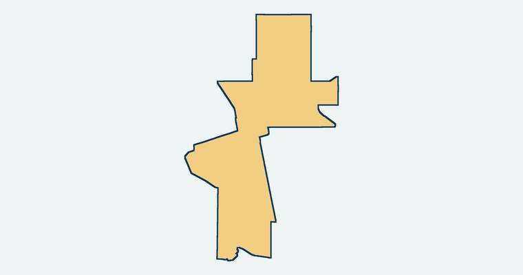 Map showing the Redondo Beach Unified School District boundary