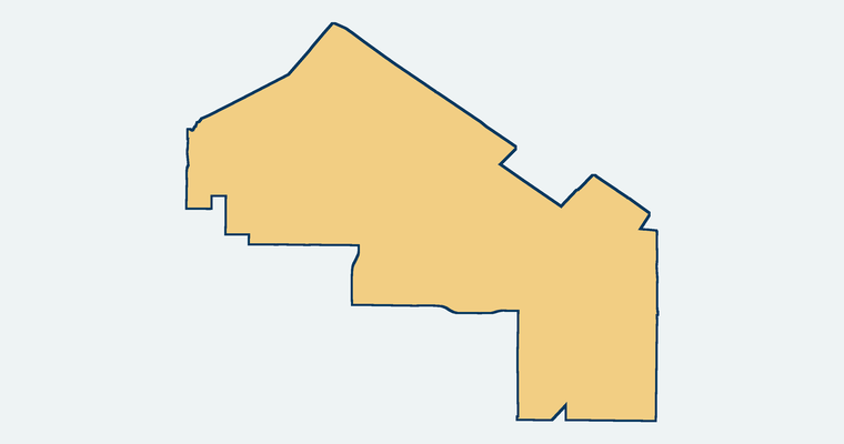 Map showing the Rio Elementary School District boundary