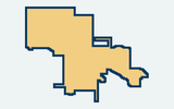 San Jacinto Unified School District Trustee Area 3 silhouette