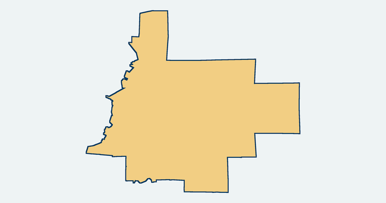 Map showing the San Pasqual Union Elementary School District boundary
