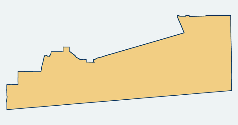 Map showing the San Ysidro Elementary School District boundary