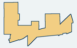 Santa Clara Elementary School District Trustee Area 1 silhouette