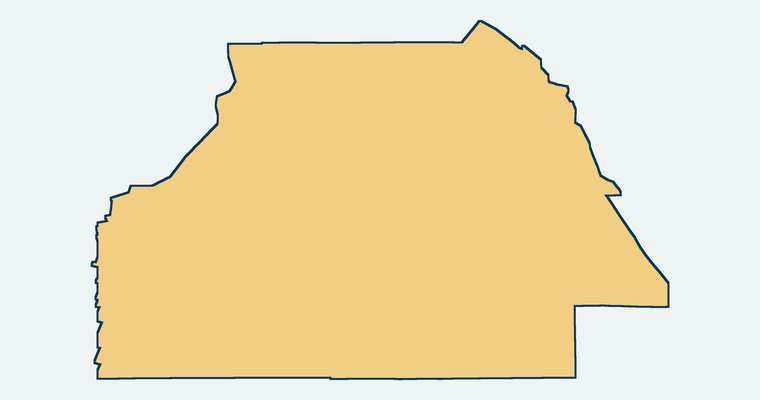 Map showing the South Pasadena Unified School District boundary