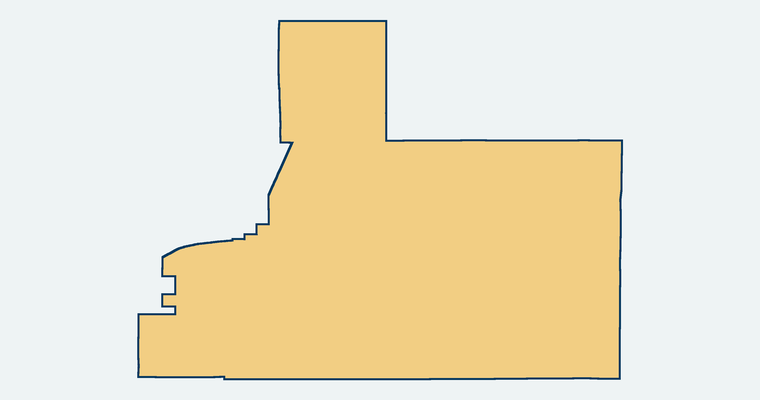 Map showing the Trona Joint Unified School District boundary