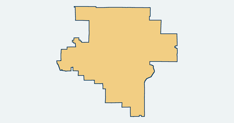 Map showing the Valley Center-Pauma Unified School District boundary