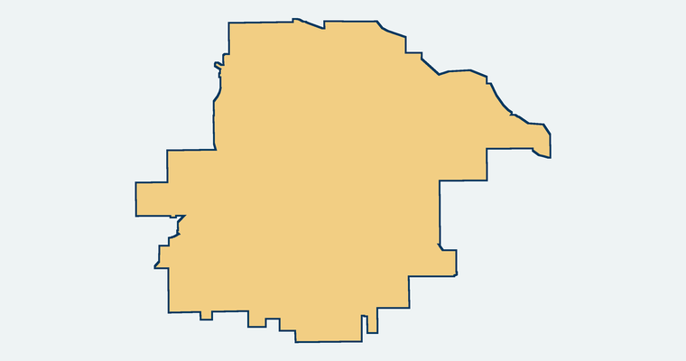 Map of the Valley Sanitary District service area
