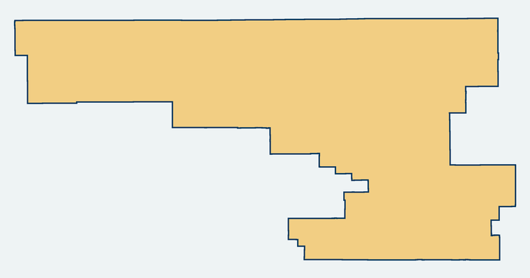 Map showing the Westside Union Elementary School District boundary