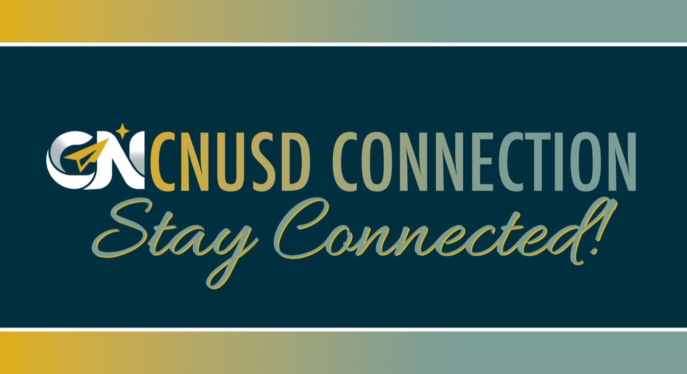 CNUSD Connection newsletter cover graphic.