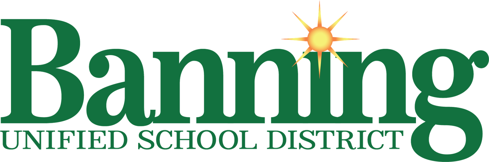 Banning Unified School District logo.
