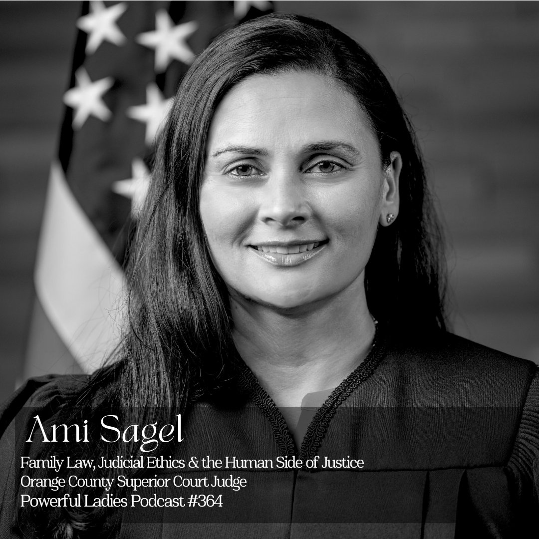 Podcast portrait of Judge Ami S. Sagel in judicial robes