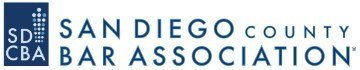 San Diego County Bar Association logo published with the candidate evaluation announcement