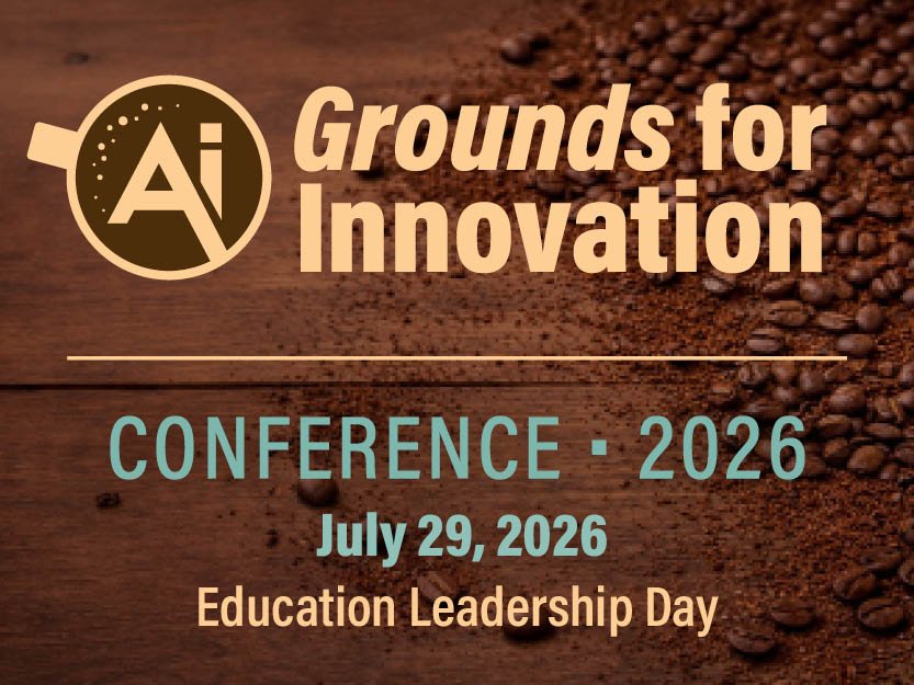 Grounds for Innovation conference graphic for education leaders.